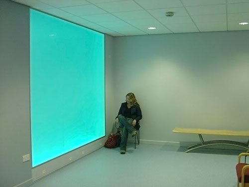 Yeovil Hospital LED Light Sculpture Wall